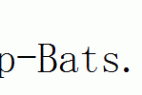 Crop-Bats.ttf