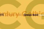 Century Gothic™ Greek