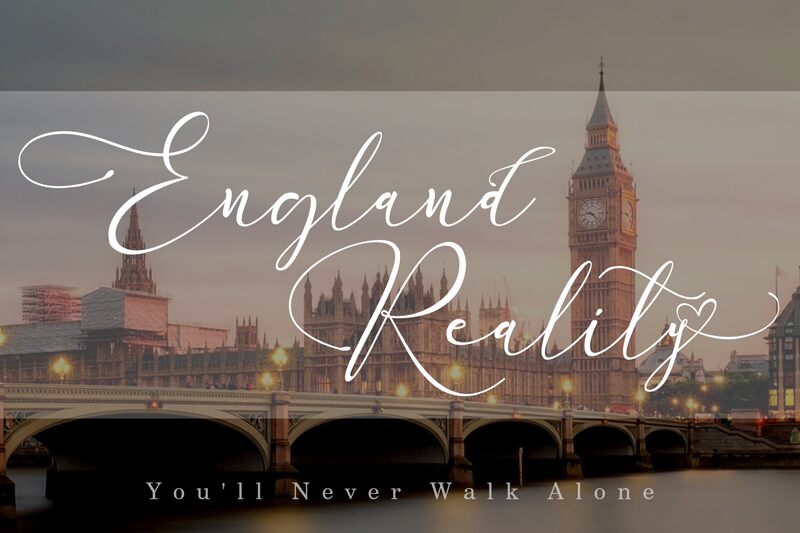 手写英文字体England Reality
